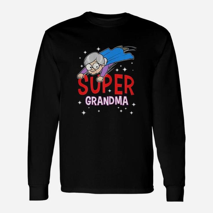Super Grandma Superhero Grandma Granny Nana Long Sleeve T-Shirt