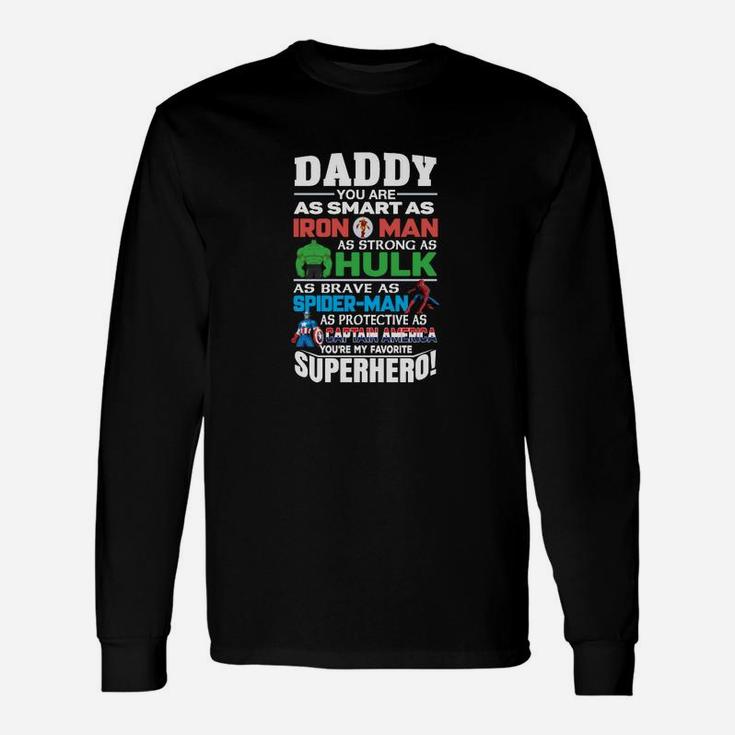 Superhelden Super-Daddy Langarmshirts, Inspirierend für Väter