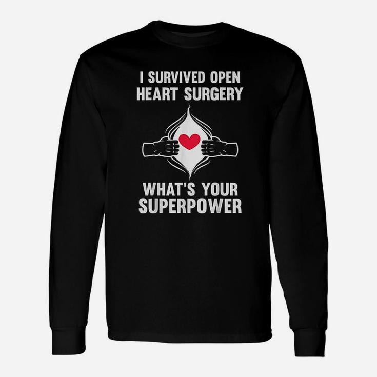 I Survived Open Heart Surgery Open Heart Surgery Long Sleeve T-Shirt