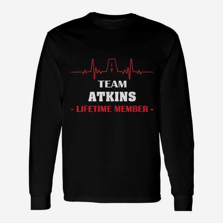 Team Atkins Lifetime Member Blood Completely Long Sleeve T-Shirt
