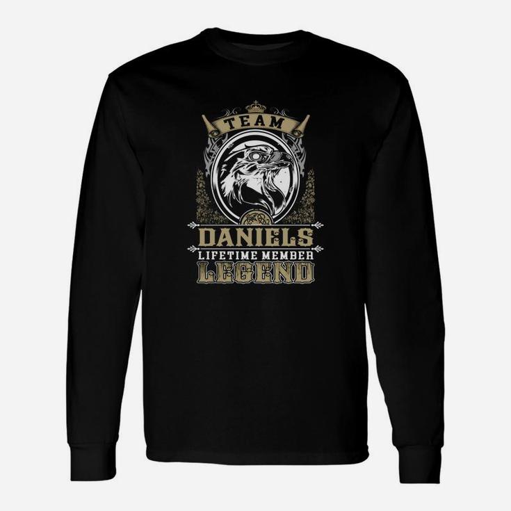 Team Daniels Lifetime Member Legend -daniels Shirt Daniels Hoodie Daniels Daniels Tee Daniels Name Daniels Lifestyle Daniels Shirt Daniels Names Long Sleeve T-Shirt