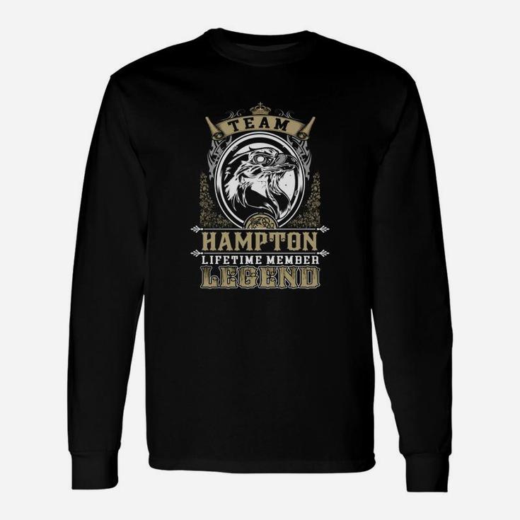 Team Hampton Lifetime Member Legend -hampton Shirt Hampton Hoodie Hampton Hampton Tee Hampton Name Hampton Lifestyle Hampton Shirt Hampton Names Long Sleeve T-Shirt
