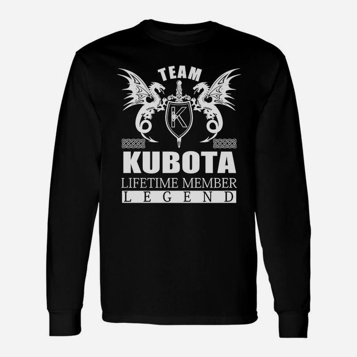 Team Kubota Lifetime Member Legend Name Shirts Long Sleeve T-Shirt