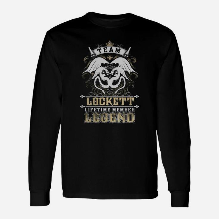 Team Lockett Lifetime Member Legend -lockett Shirt Lockett Hoodie Lockett Lockett Tee Lockett Name Lockett Lifestyle Lockett Shirt Lockett Names Long Sleeve T-Shirt