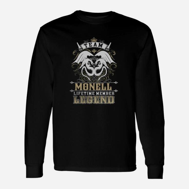 Team Monell Lifetime Member Legend -monell Shirt Monell Hoodie Monell Monell Tee Monell Name Monell Lifestyle Monell Shirt Monell Names Long Sleeve T-Shirt