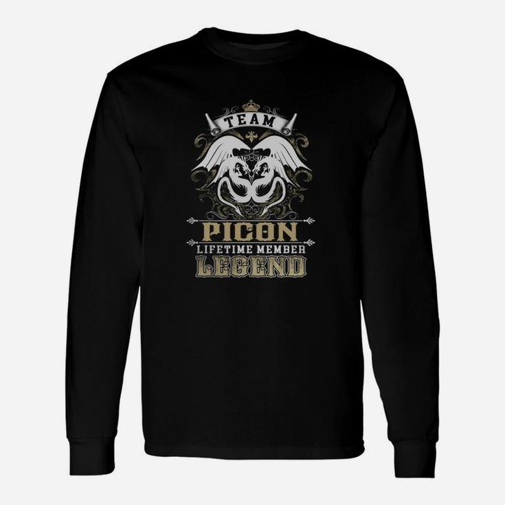 Team Picon Lifetime Member Legend -picon Shirt Picon Hoodie Picon Picon Tee Picon Name Picon Lifestyle Picon Shirt Picon Names Long Sleeve T-Shirt