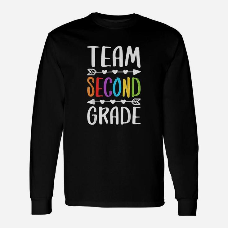 Team Second Grade 2nd Grade Teacher Student Long Sleeve T-Shirt