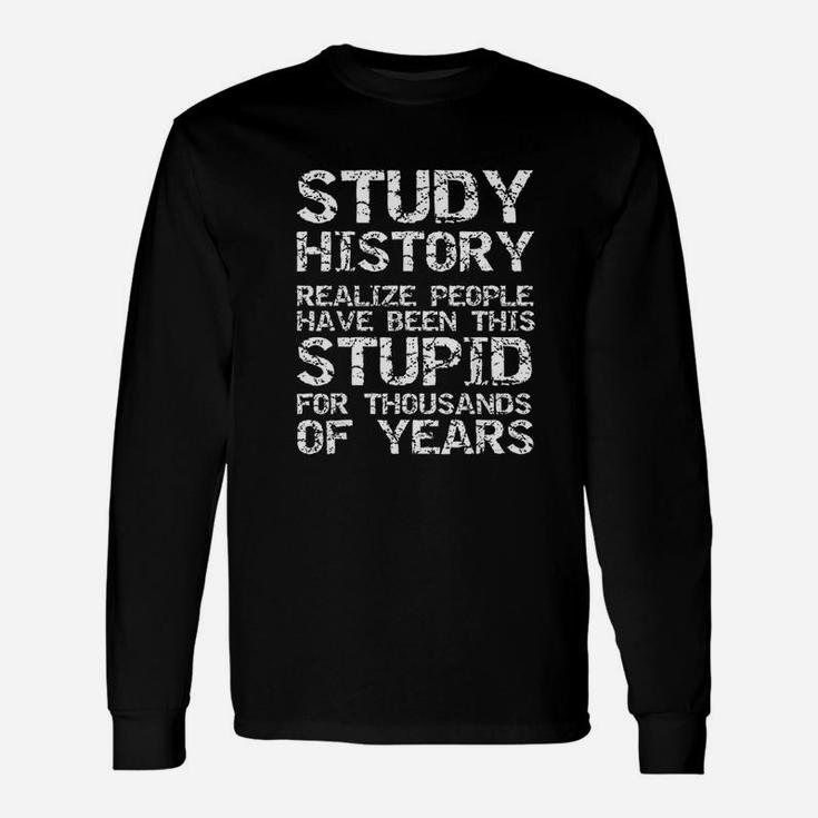 History Meme For History Teachers Long Sleeve T-Shirt