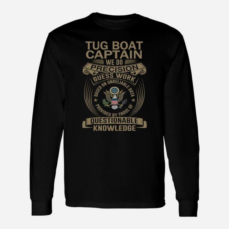 Tug Boat Captain Wedo Long Sleeve T-Shirt