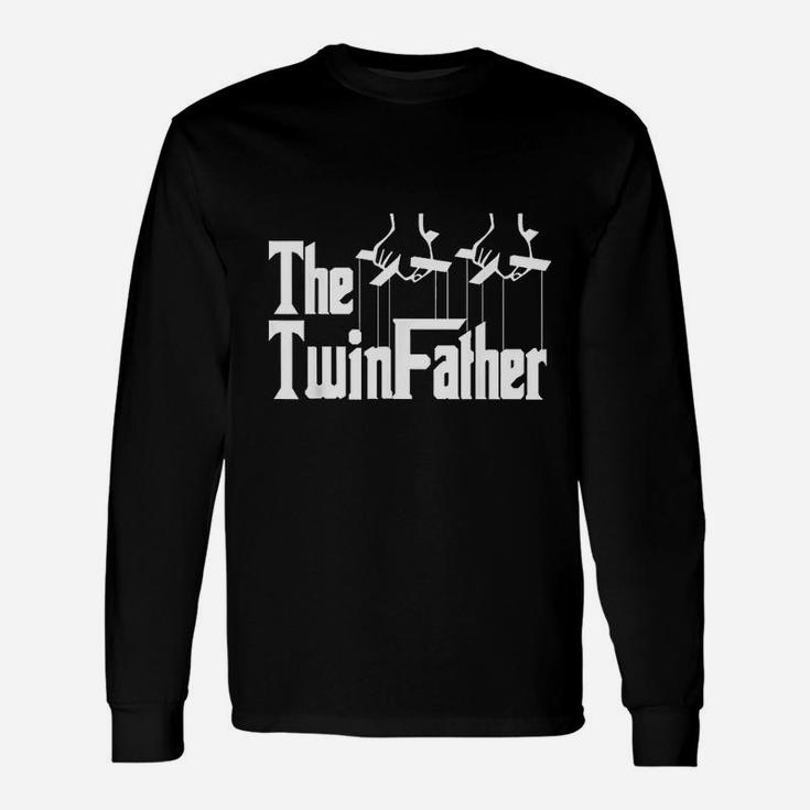 The Twinfather Father Of Twins Dad Fathers Day Long Sleeve T-Shirt
