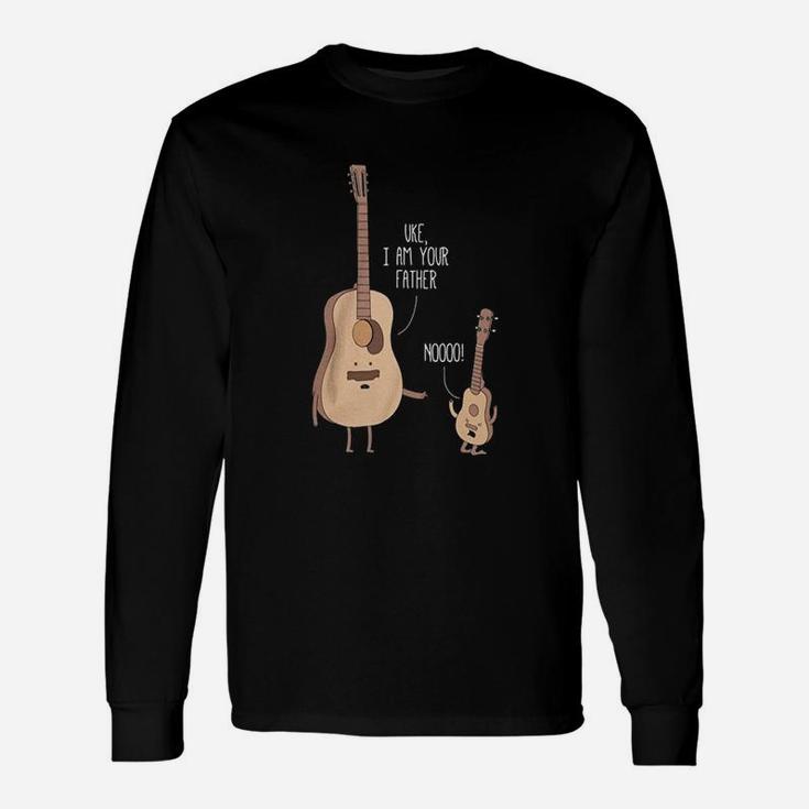 Uke I Am Your Father Ukulele Guitar Music Long Sleeve T-Shirt