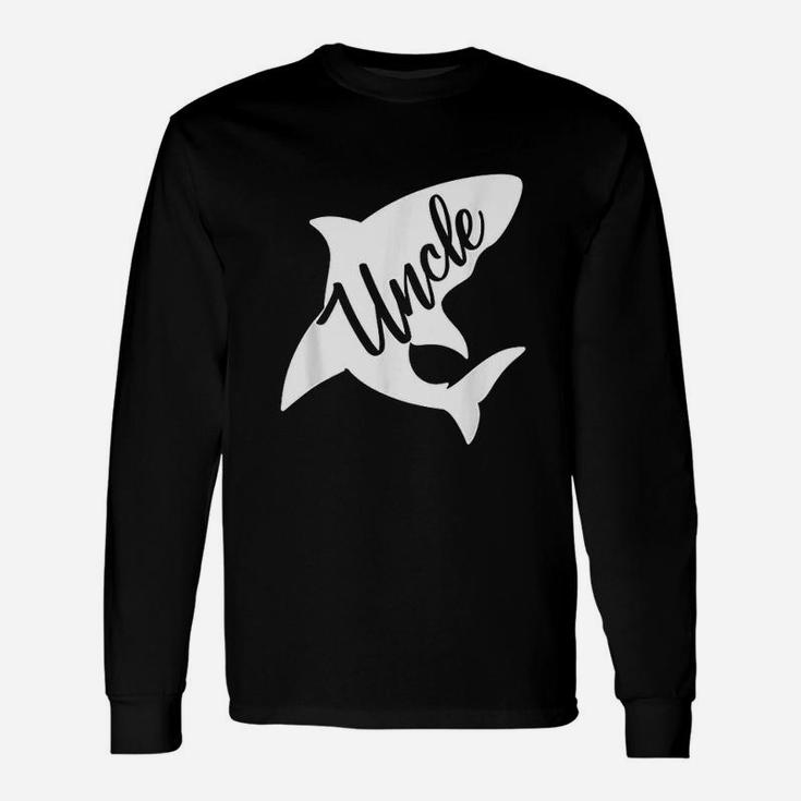 Uncle Shark Matching Shark Long Sleeve T-Shirt