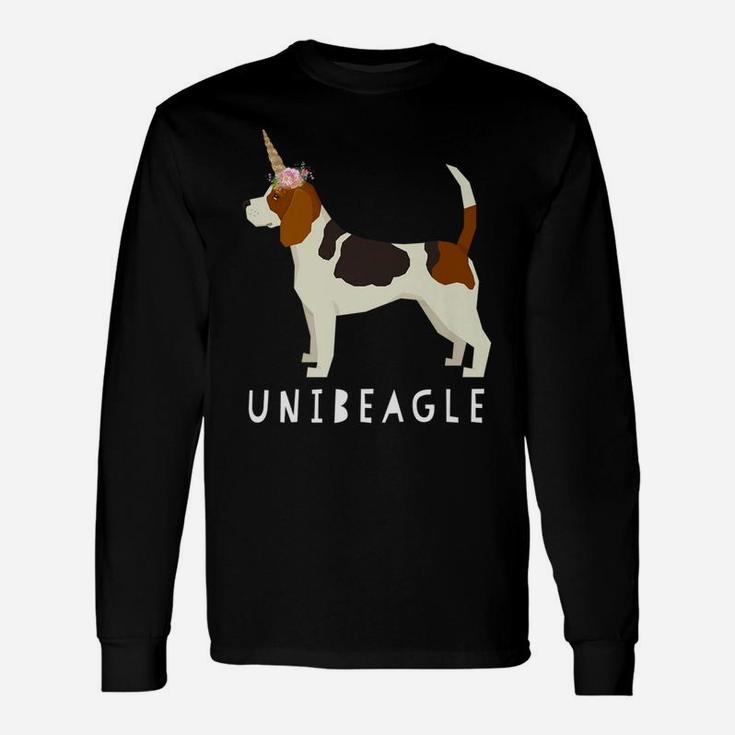 Unibeagle Beagle Unicorn Dog Long Sleeve T-Shirt