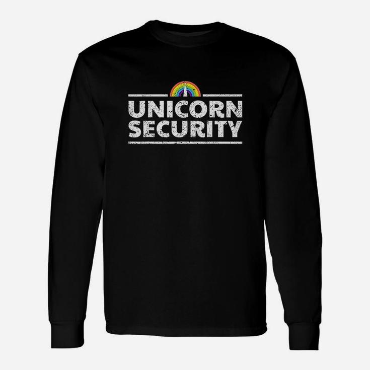 Unicorn Security Cute Police Halloween Costume Long Sleeve T-Shirt