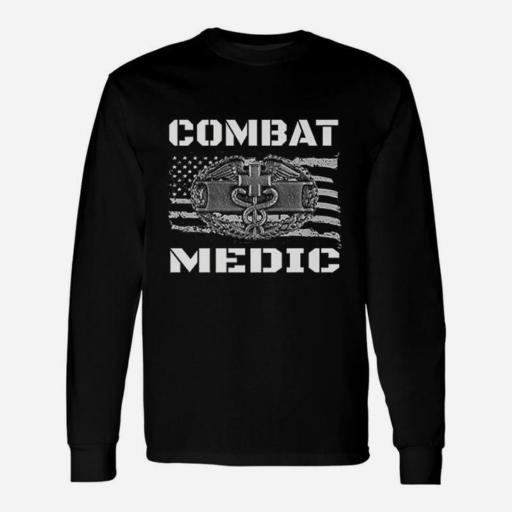 Us Army Combat Medic Long Sleeve T-Shirt