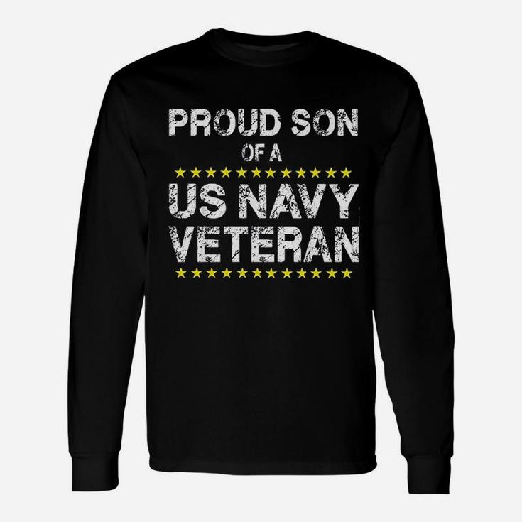 Us Navy Veteran Proud Son Of Navy Vet Long Sleeve T-Shirt