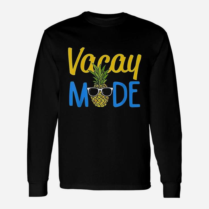 Vacay Mode Pineapple Vacation Beach Long Sleeve T-Shirt