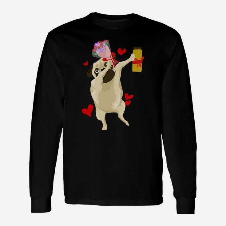 Valentines Day For Him Dog Valentines Day Long Sleeve T-Shirt