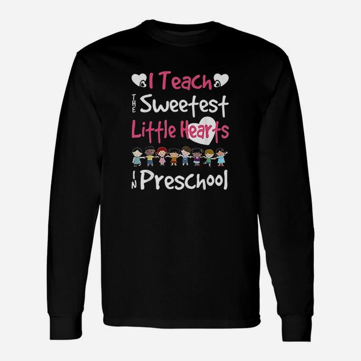 Valentines Day Preschool Teacher For Teachers In Love Long Sleeve T-Shirt