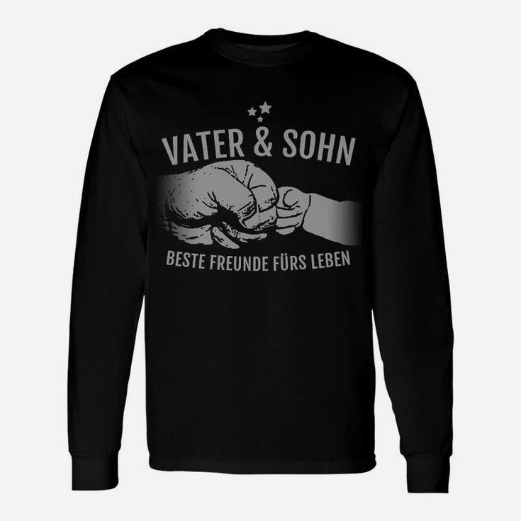 Vater & Sohn Beste Freunde Fürs Leben Langarmshirts mit Faustgruß