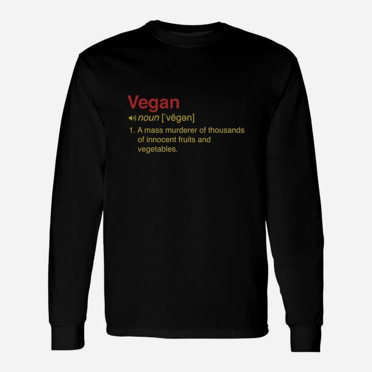 Vegan Definition Long Sleeve T-Shirt
