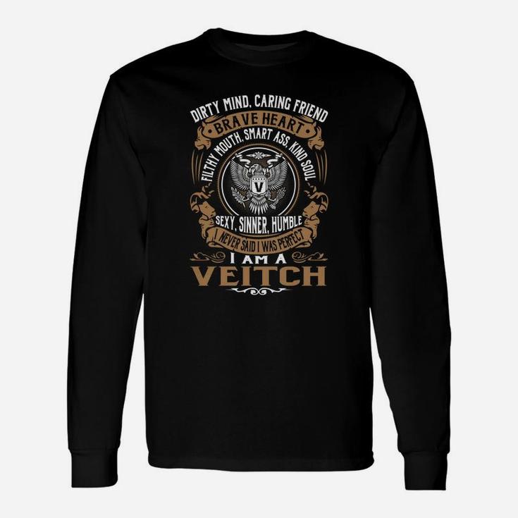 Veitch Brave Heart Eagle Name Shirts Long Sleeve T-Shirt