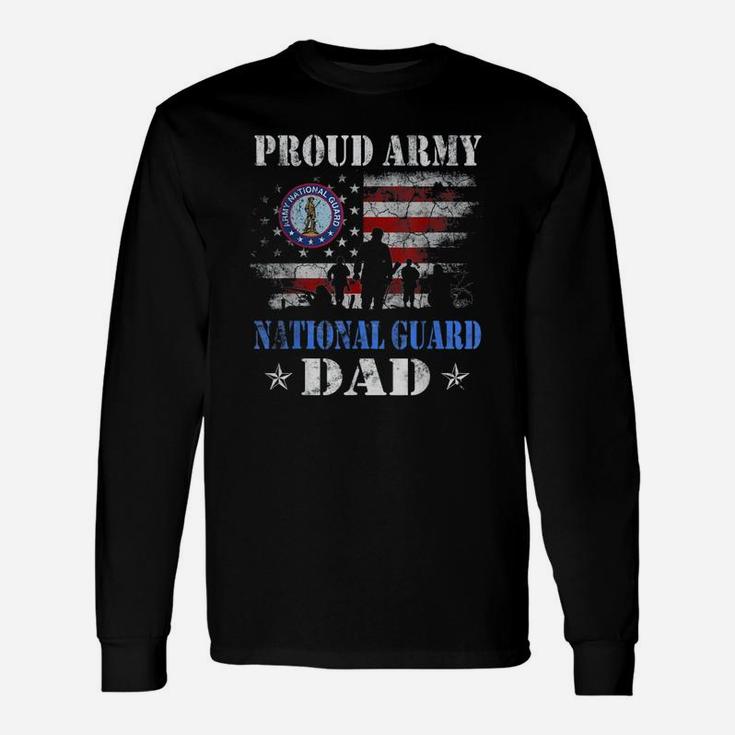 Veteran Dad Proud National Guard Long Sleeve T-Shirt