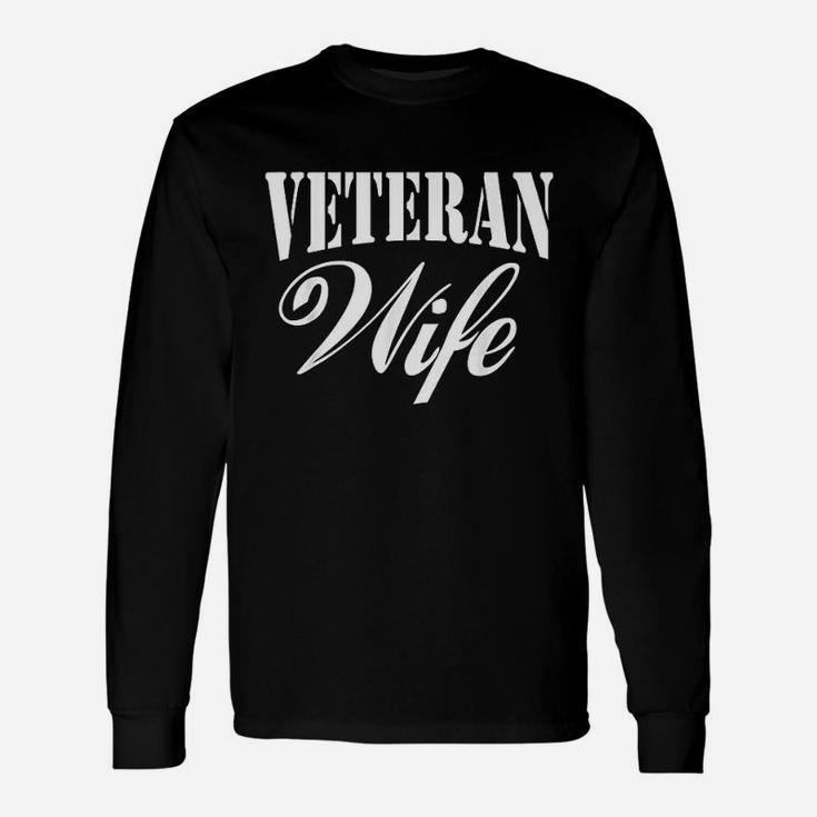 Veteran Wife Long Sleeve T-Shirt