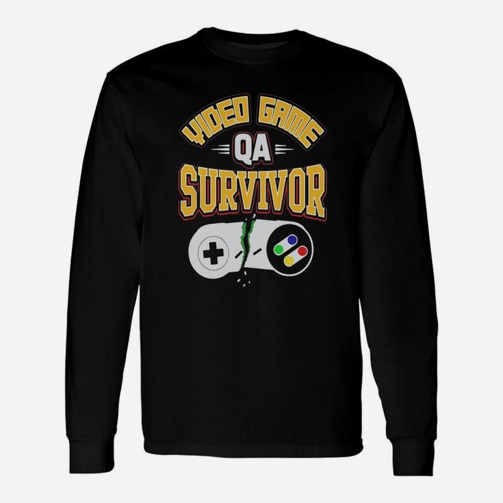 Video Game Qa Tester Survivor Tshirt Long Sleeve T-Shirt