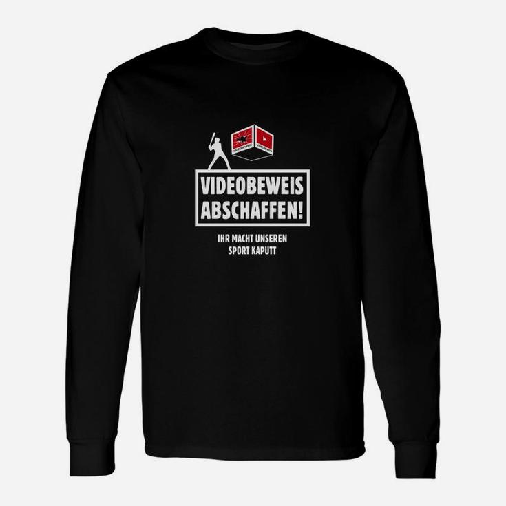 Videoobeweis-Abschaffen- Langarmshirts