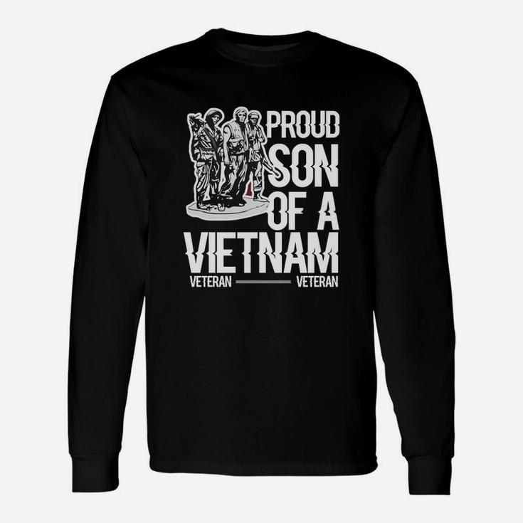 Vietnam Veteran Proud Son Of A Vietnam Veteran Long Sleeve T-Shirt