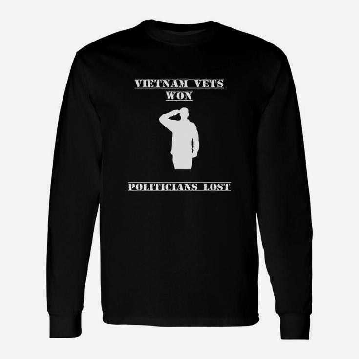 Vietnam Vets Won Politicaians Lost Long Sleeve T-Shirt