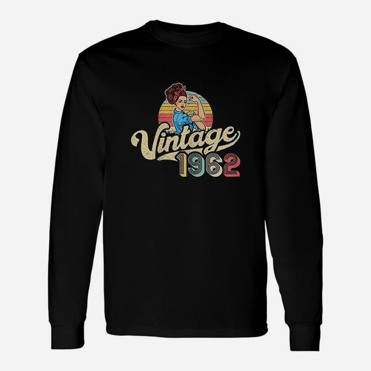 Vintage 1962 60 Years Old 60th Birthday Long Sleeve T-Shirt