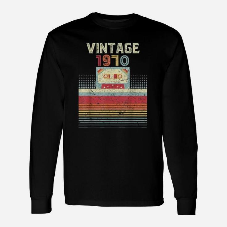 Vintage 1970 Awesome Since 1970 Long Sleeve T-Shirt