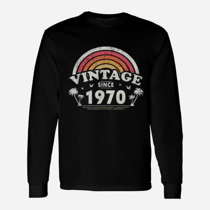 Vintage 1970 Vintage Since 1970 Retro Long Sleeve T-Shirt