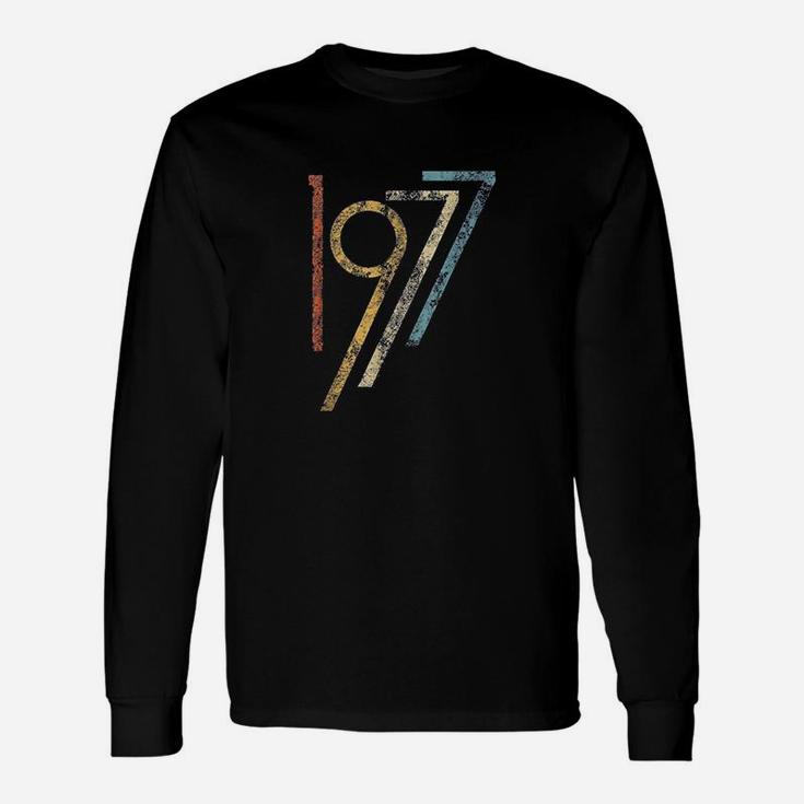 Vintage Graphic 1977 Numbers 70s Long Sleeve T-Shirt