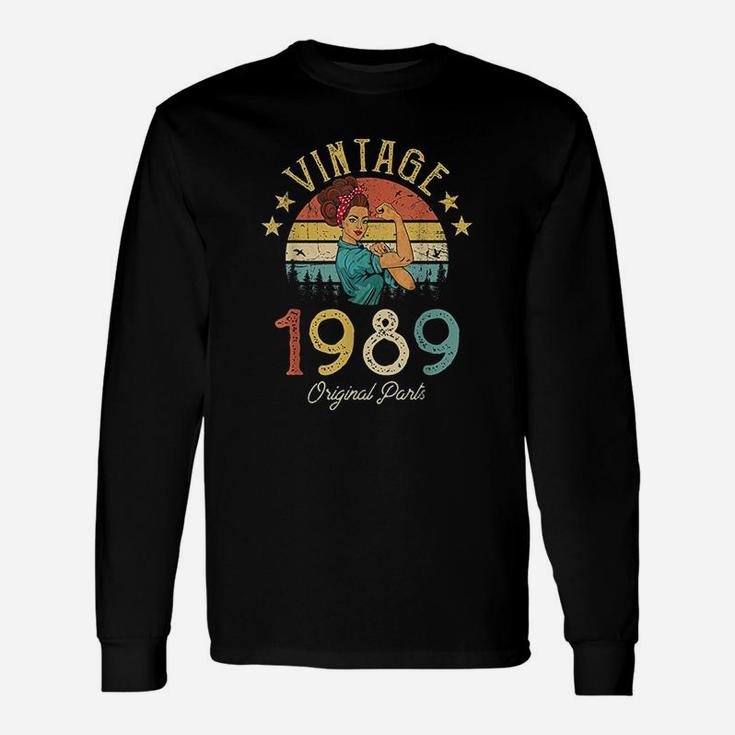 Vintage 1989 Made In 1989 Birthday Long Sleeve T-Shirt
