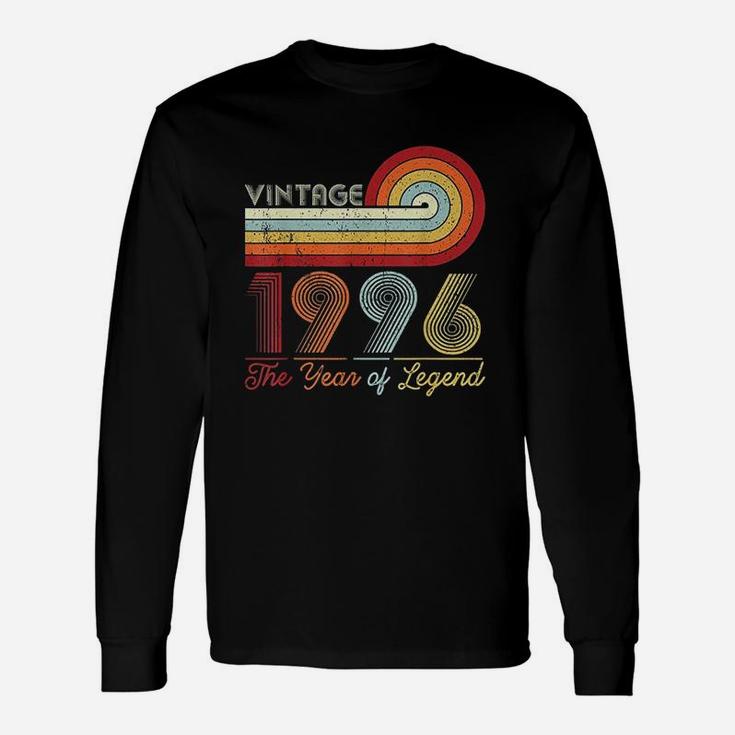 Vintage 1996 The Year Of Legend 26th Years Old Long Sleeve T-Shirt