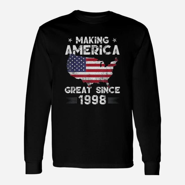 Vintage 23rd Birthday Making America Great Since 1998 Long Sleeve T-Shirt