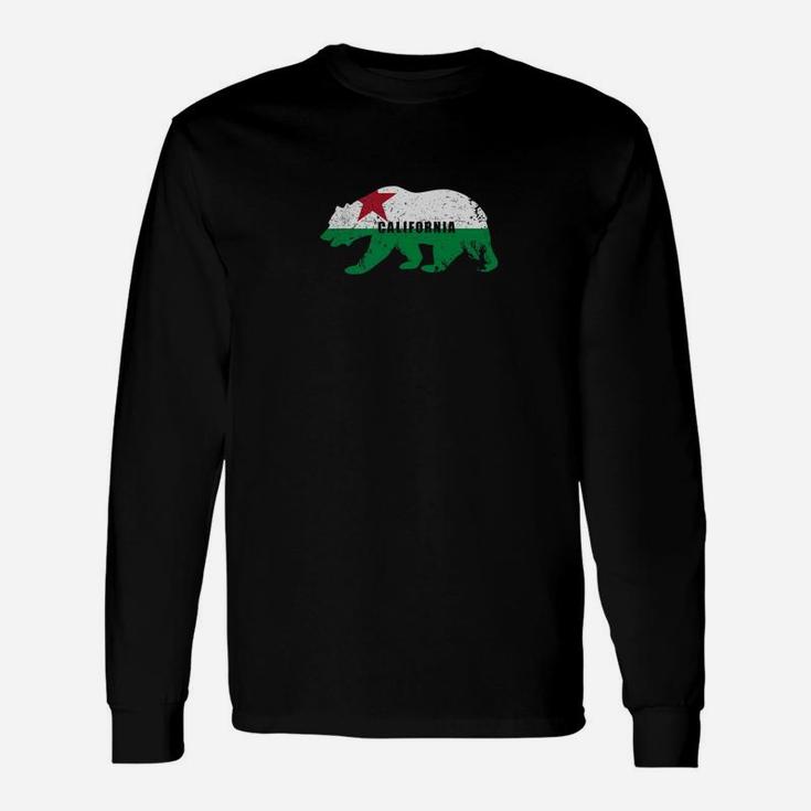 Vintage California Bear Flag Long Sleeve T-Shirt