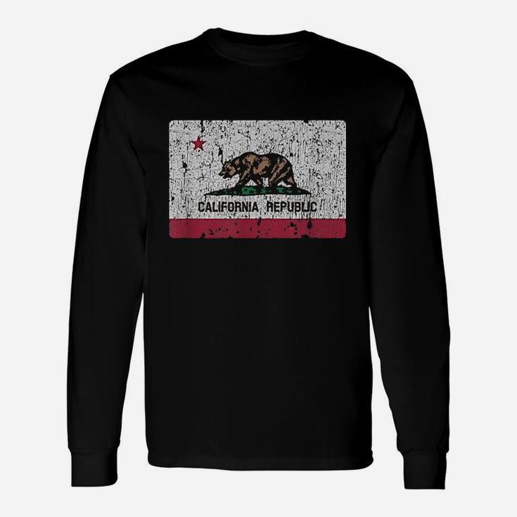 Vintage California Flag Long Sleeve T-Shirt