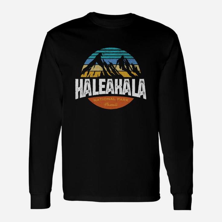 Vintage Haleakala National Park Hawaii Pullover Hoodie Long Sleeve T-Shirt