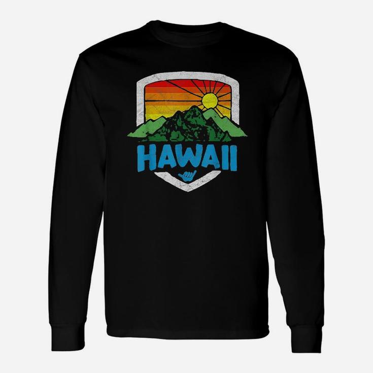 Vintage Hawaii Rainbow Sun Long Sleeve T-Shirt