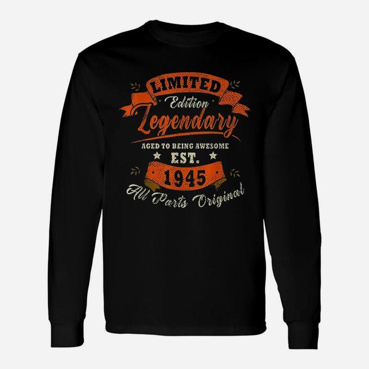 Vintage Made In 1945 77th Birthday For 77 Years Old Long Sleeve T-Shirt