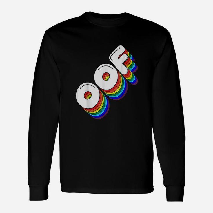 Vintage Meme Game Rainbow Long Sleeve T-Shirt