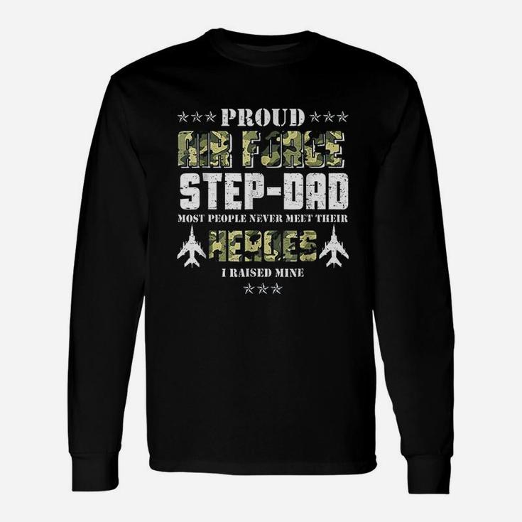 Vintage Proud Air Force Step Dad Long Sleeve T-Shirt