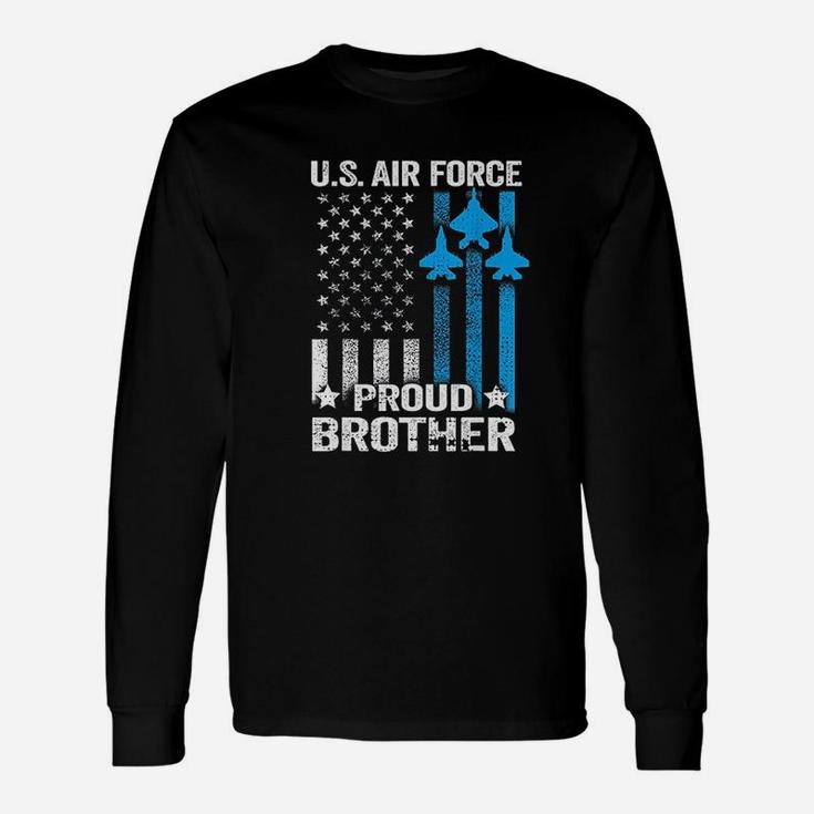 Vintage Proud Brother Us Air Force Usaf Long Sleeve T-Shirt