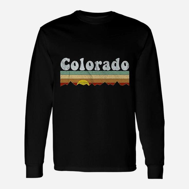 Vintage Retro 70s Colorado Long Sleeve T-Shirt