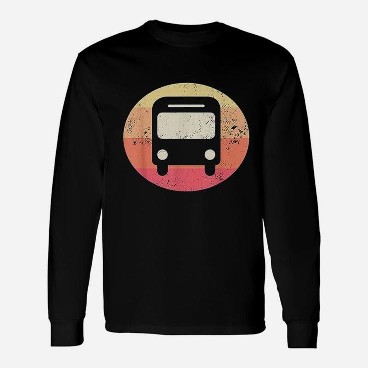 Vintage Retro Bus Driver Long Sleeve T-Shirt
