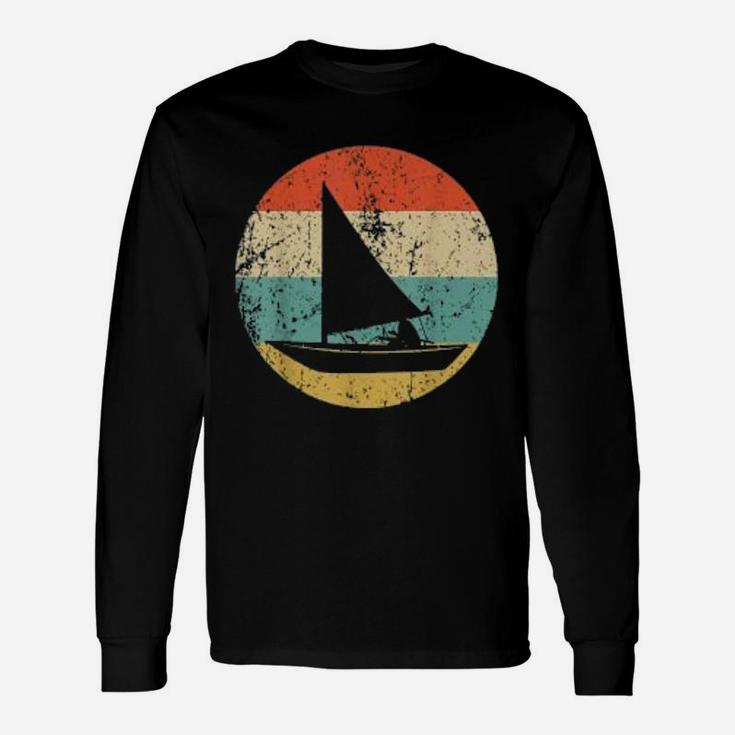 Vintage Retro Sail Boat Long Sleeve T-Shirt